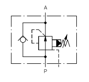 Modular Pressure Reducing Valves BRV Series BRV-02G BRV-02T Hydraulic Check Valves