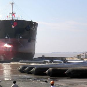 Big Carrying Capacity Rubber Roller Bag Ship Launching Airbag