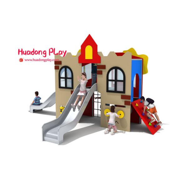 Buy High - Strength Commercial Playground Equipment Safe With Stainless Slide at wholesale prices