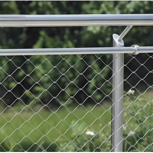 Durable Architectural Stainless Steel Cable Mesh Netting Buckle Weave Type