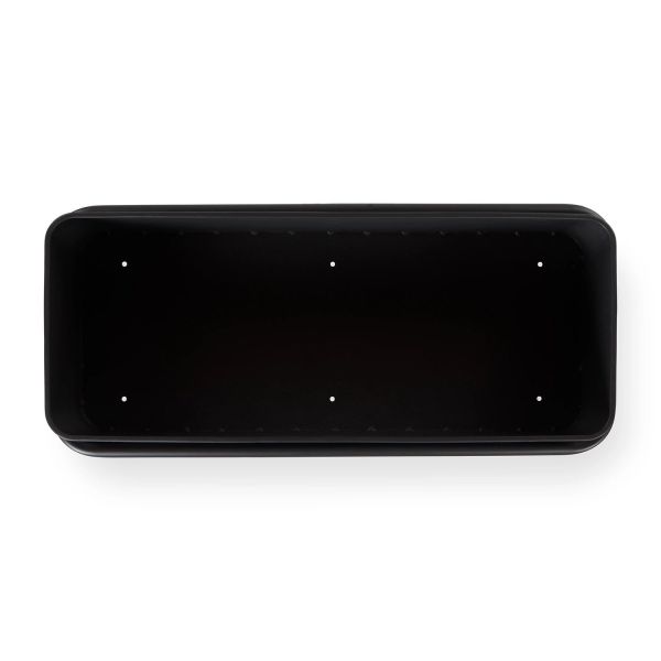 5 Star Hotel Luxury Outdoor Black Metal Flowerpot