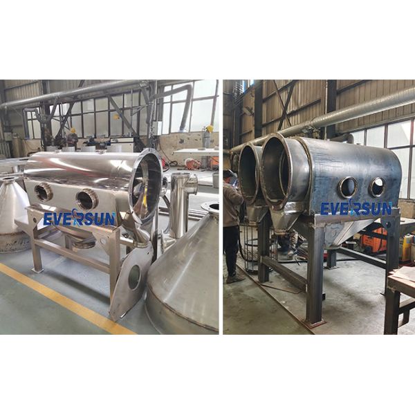 Horizontal Stainless Steel Airflow Screen Centrifugal Sifter For Food Powder 2-500 Mesh