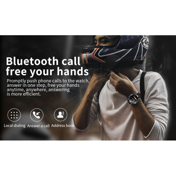 1.43 Inch HD Hiking Smart Watch GPS Tracker IP68 Waterproof Oem