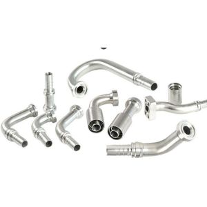 Galvanized Sheet 90 deg Elbow SAE Flange 6000 Psi Hydraulic Pipe Hose Connection