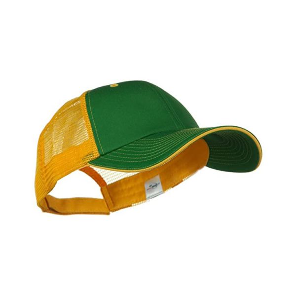 Buy Customized Unisex 5 Panel Trucker Cap With Metal Buckle at wholesale prices