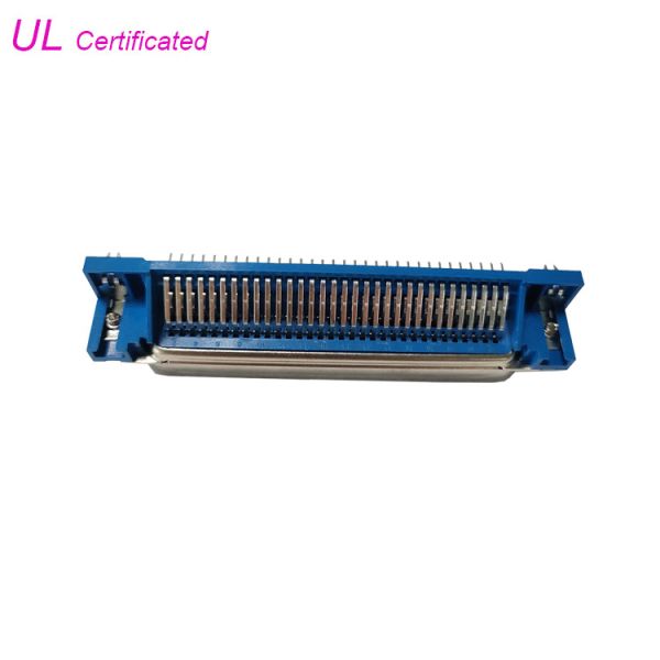 64 Pin Right Angle PCB Connector, Centronic Champ R/A Male Connector with