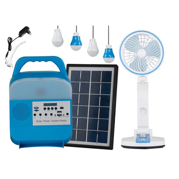Buy Lithium Battery Solar MP3 Mini Home Lighting System With Radio at wholesale prices