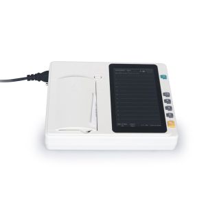 High resolution digital 12 channel portable ECG machine with LCD display