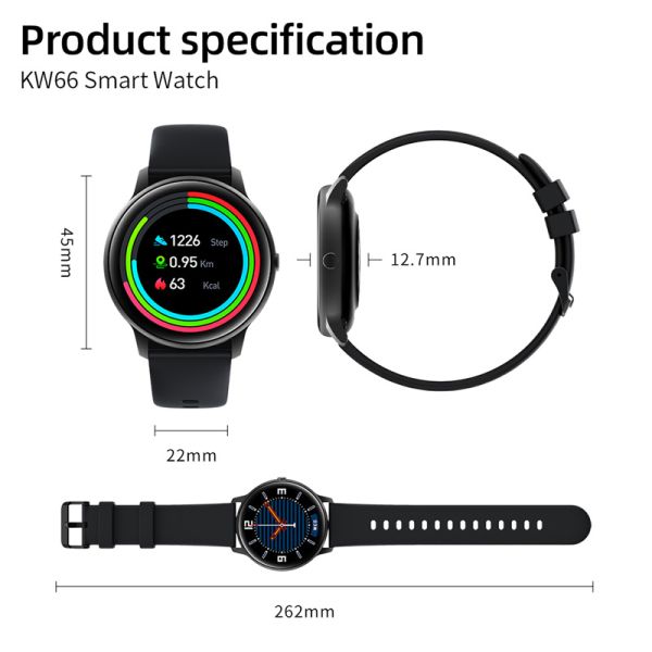 Imilab Smart Watch Fitness Tracker Heart Rate Monitor 340mAh Waterproof Screen Sleep Monitor Imilab KW66