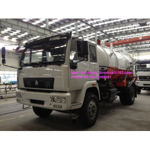 Sinotruk Sanitation Enterprise Sewage Collection Truck 8-12CBM 4X2 Liquid Waste