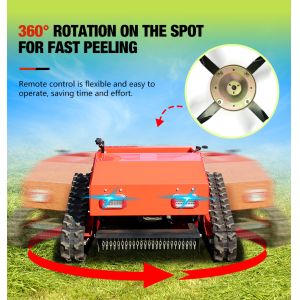 New Remote Controlled Tracked Lawn Mower Robot, Garden Lawn Mower, Agricultural