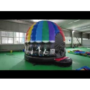 Disco Dome Bounce House In PVC Material 7-15 Days Production Period For Your