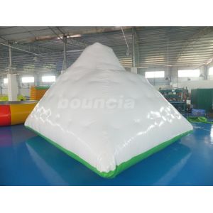 One Side Sliding and Three Sides Climbing Inflatable Water Iceberg