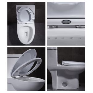 American Standard Cosette Dual Flush Elongated One Piece Toilet In White 1.28