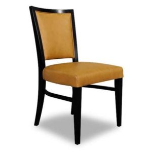 China Solid beech wood with pu/leather upholstery dining chairs ,wooden arm chair,side chair for dining rooms on sale