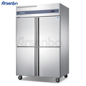 China 500-1600L Commercial Stainless Freezer , Soundless Twin Fridge And Freezer on sale