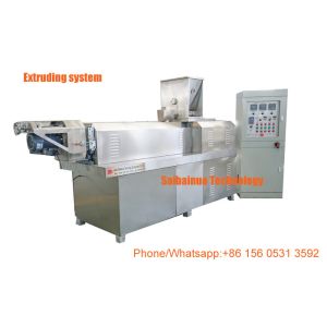 Industrial Dog Food Extruder , Stainless Steel Animal Feed Processing Machine
