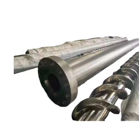 Customized High Quality Recycling Machine Film Blowing Screw and Barrel Materials Treatment Plastic machine for Plastic & Rubber Machinery Parts