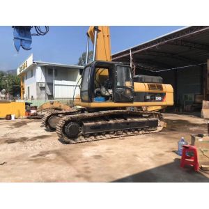 Second Hand Hydraulic Excavator CAT 330C With Vibropile Hammer