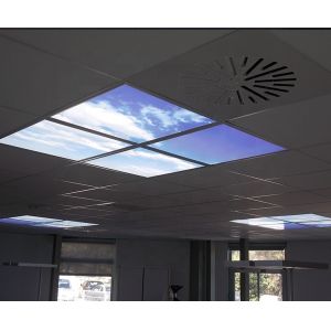 Aluminum Housing 600x600mm 6000lm LED Ceiling Panel Light