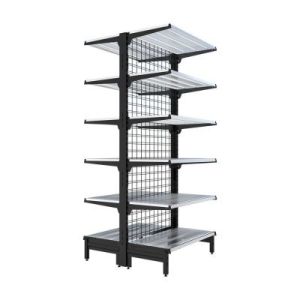 Quality HSD-SSN series hot selling high quality metal supermarket gondola shelf for sale