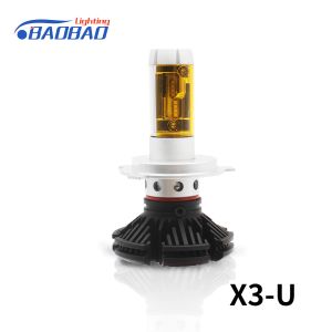 X3 50W 6000Lumen  ZES chips car led headlight