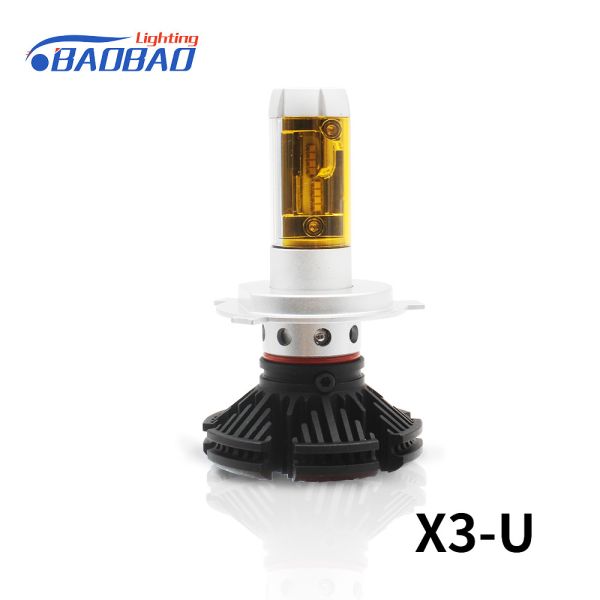 Buy X3 50W 6000Lumen  ZES chips car led headlight at wholesale prices