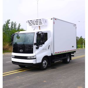 Multifunctional 4x2 Refrigerated Box Truck Euro 4 Emission Standard Customized