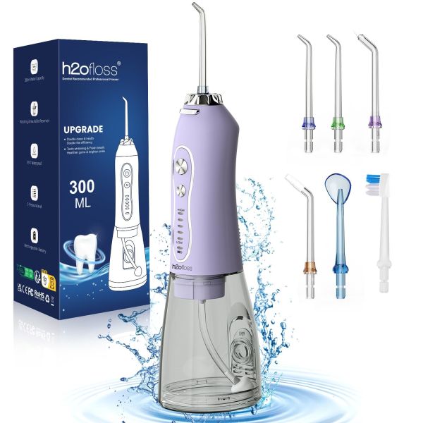 Portable USB Power Electric Water Flosser Strong Water Pressure Dental Cleaner