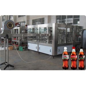 PET Plastic Bottle Carbonated Beverage Cold soft drink filling line