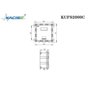 KUFS2000C Insertion Ultrasonic Flow Meter Adopts Isolated Explosion Proof
