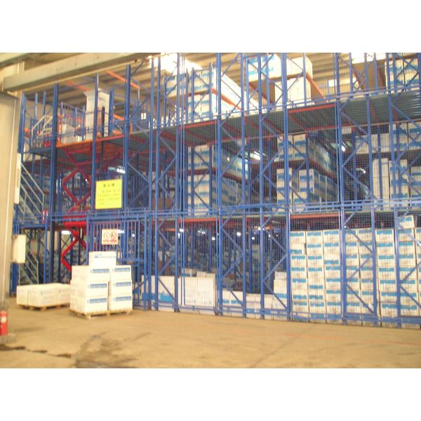 Light Steel Multi Tier Racking Mezzanine Floor Heavy Duty for Automobile