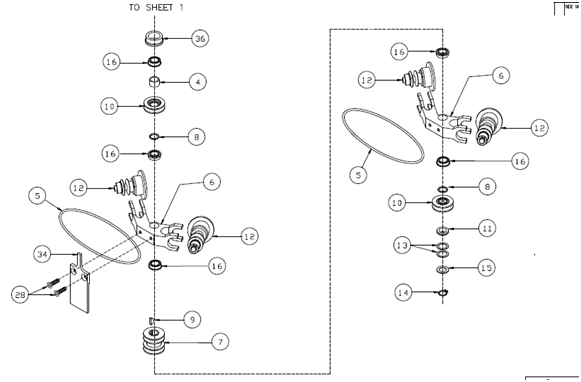 75721000 Textile Machinery Spare Parts Presser Foot For Cutter GT5250