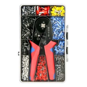 Convenient Versatile Mini Wire Ferrule Tubular Terminal Crimping Plier Kit