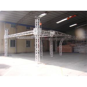 Lightweight Silver Concert Event Truss Aluminum 10X10 Foot Hotel Wedding