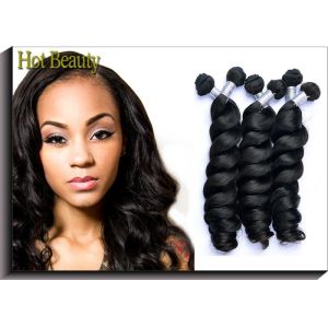 Soft Brazilian And Peruvian Virgin Hair / Peruvian Weave 10 Inch