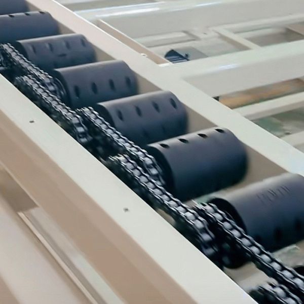 Φ76 High Torque Motor Drive Roller 48V 300W Double Sprocket Motorized Roller With Nylon Sleeve