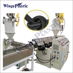 Automatic Plastic Flexible EVA Material Retractable Hose Pipe Extrusion Machine