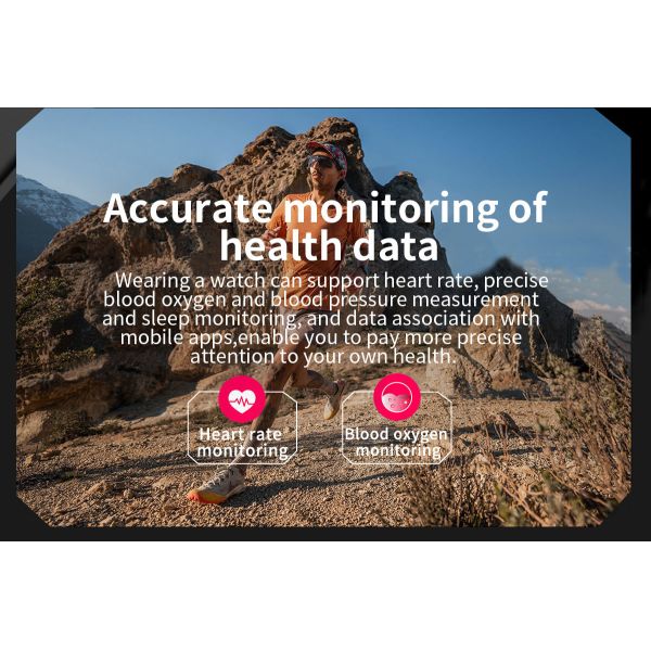 1.43 Inch HD Hiking Smart Watch GPS Tracker IP68 Waterproof Oem