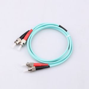 OM4 St To St Fiber Patch Cable Duplex OFNR PVC LSZH 3.0mm