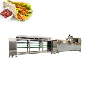 Different Shape 250kg/H Tortilla Chapati Production Line Electric Power