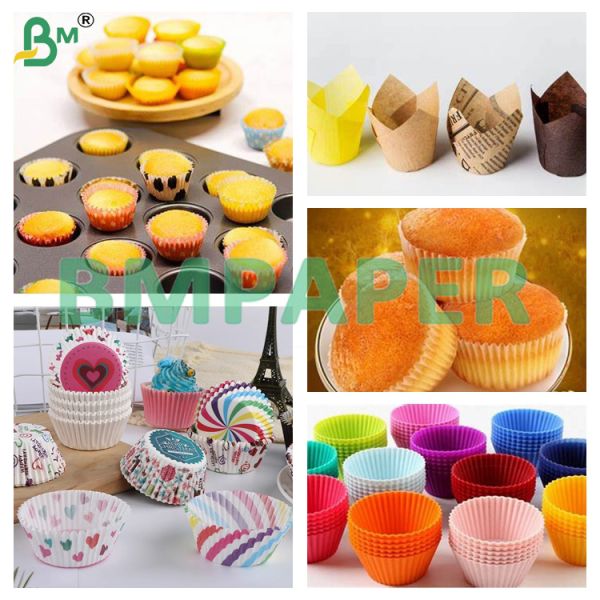 50g Muffin Liner Baking Paper Greaseproof Waterproof Food Grade 50g Muffin Liner Baking Paper Greaseproof Waterproof Food Grade