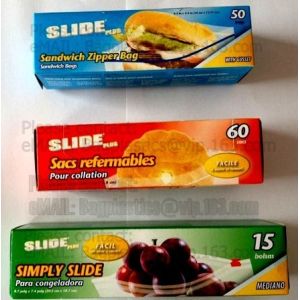 Biodegradable Material LDPE Biohazard Specimen Bag with Zipper, opaque Specimen