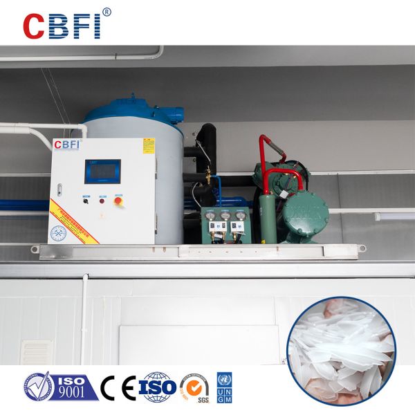 Buy Thick Scale Flake Ice Maker Machine For Fishery Industry Making Ice Machine at wholesale prices
