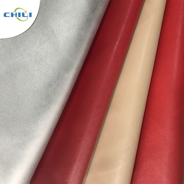 Buy Reusable PU Leather Fabric , Black Leather Upholstery Fabric Long Durability at wholesale prices