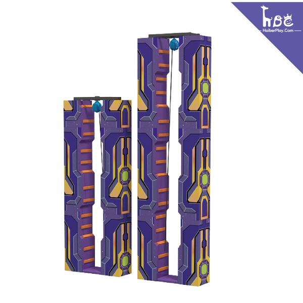 Buy Indoor Kids Climbing Wall with Safety Harness and Holds at wholesale prices