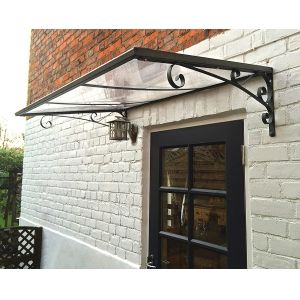 Quality W150cm Polycarbonate Porch Canopy For Office Buildings for sale