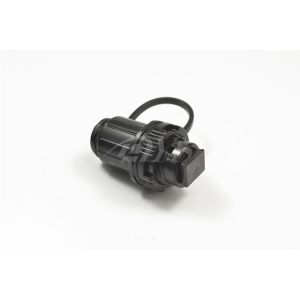 ISO Black Mini SC / APC Fiber Optic Adapter 0.2db Inserion Loss IP65 ISO Certificated
