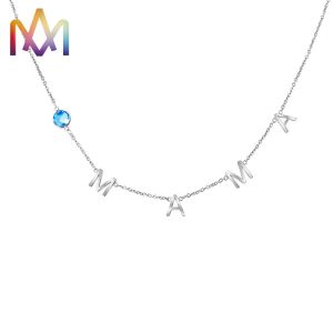 Plating Stainless Steel 26 Initial English Letter Necklace