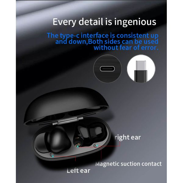6mm Graphene Horn Low Latency Earbuds Bluetooth Earphones For Running